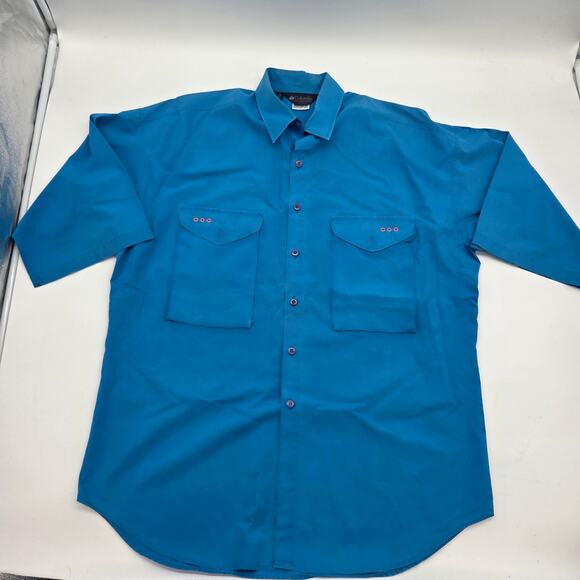 Columbia Sportswear Blue Pocket Shirt Men's Large - Picture 6 of 9